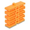 Sujetacables DeLOCK 66255 naranja 24 entradas de cable