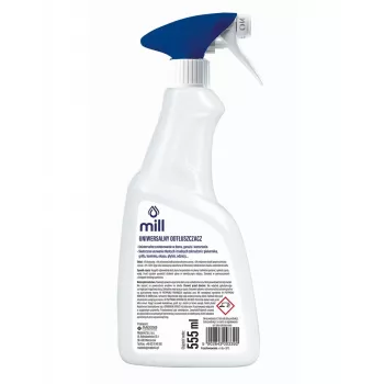 Desengrasante Mill Clean 555 ml — Mill desengrasante 555 ml spray para eliminar manchas de grasa