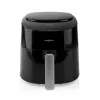 Freidora de aire Nedis KAAF160BK, cesta única, 4,2 L, 1300 W, Negro