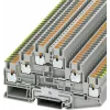 Borne de tres pisos push-in Phoenix Contact PT PT 2,5-PE/L/L gris contenido: 1 ud. (3210541)