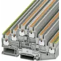 Borne de tres pisos push-in Phoenix Contact PT PT 2,5-PE/L/L gris contenido: 1 ud. (3210541)