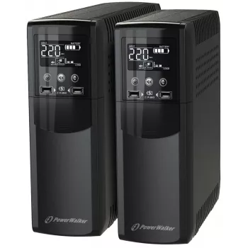 Sistema de alimentación ininterrumpida (SAI) PowerWalker VI 800 CSW IEC line-interactive 0,8 kVA 480 W 8 salidas AC