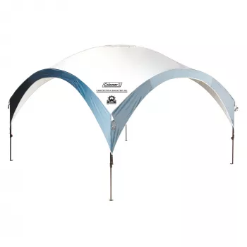 FastPitch Event Shelter XL, pabellón plata/azul oscuro, 4,5 x 4,5 metros