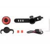 Rockbros Q5 luz trasera negra para bicicletas con sistema STOP inteligente