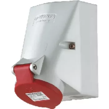 MENNEKES Toma de pared CEE 5x32A 422 TwinCONTACT 6h 400V IP44 UT 180° 422 (422.)