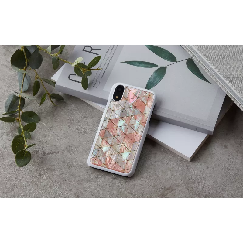 Funda para smartphone iKins para iPhone XR — cubierta protectora diamante blanca