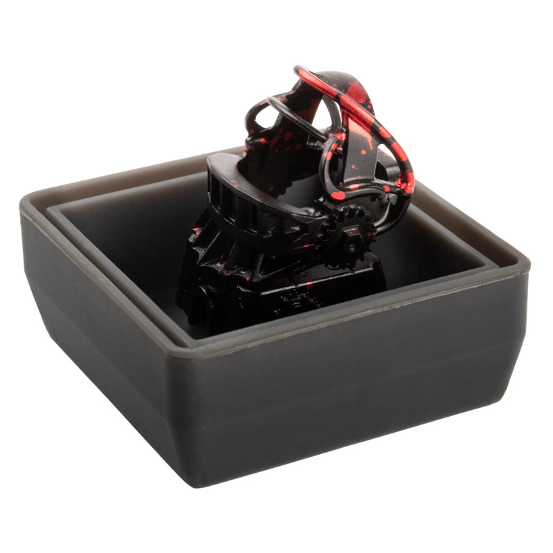 Keycap de aluminio ZOMOPLUS manchado herramienta de tortura - negro/Rojo