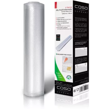 Caso | Rollo de film profesional XXL | 01224 | 1 ud. | Dimensiones (ancho x largo) 40 x 1000 cm | Estructura acanalada