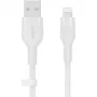 Cable Belkin Cbl Scicone USB-A LTG 2M blc Blanco USB A USB C Lightning