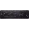 Teclado inalámbrico CLEVETURA CLVX 1 Touch-On-Keys AI, distribución ANSI US Windows, interruptores de tijera, carcasa de aluminio, RGB interactivo
