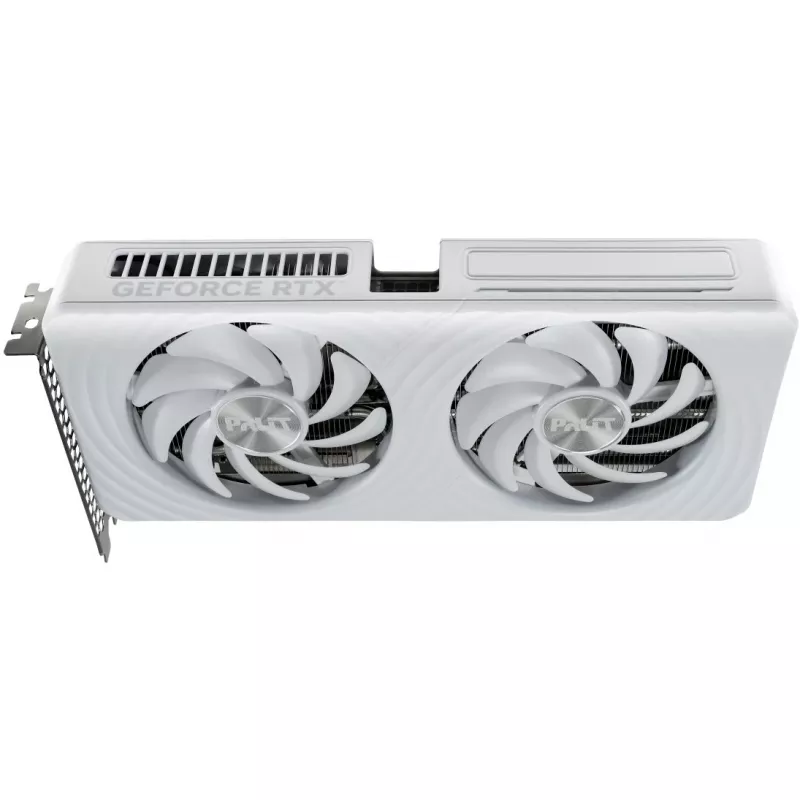 Tarjeta gráfica Palit GeForce RTX 5060 Ti White OC — GeForce RTX 5060 Ti, 16 GB GDDR7, 128 bits, PCIe 5.0, 2407 MHz