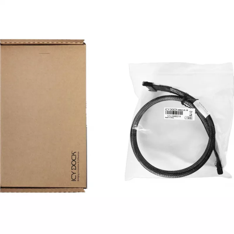 Adaptador de cable ICY DOCK MCIO 8i SFF-TA-1016 a MCIO 8i SFF-TA-1016 (MB412L-B)