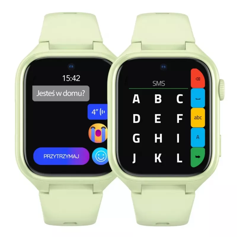 Smartwatch Stelio Junior Pro AI 4G ST-SWJ102-PCH — color pistacho