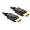 Cable DisplayPort DeLOCK 82423 1 m conector macho a conector macho negro