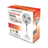 Esperanza EHF002WE, ventilador de pie de 16 pulgadas, blanco y gris