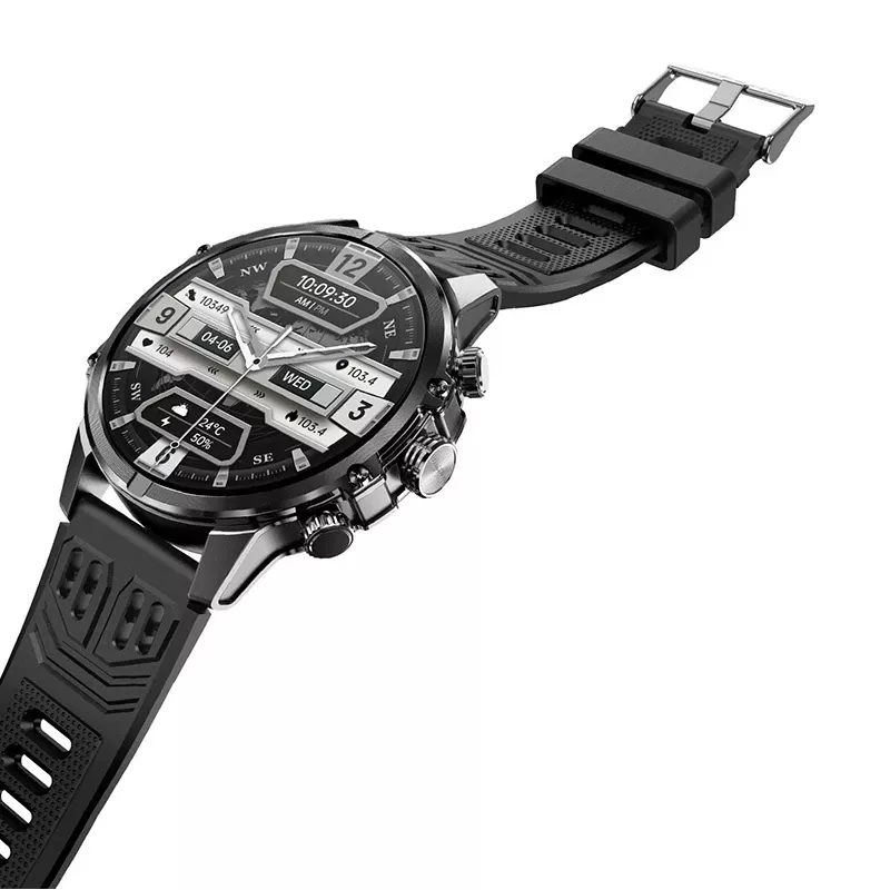 Smartwatch BlitzWolf BW-AT6 plus – negro, medidor de frecuencia cardíaca, monitor de actividad