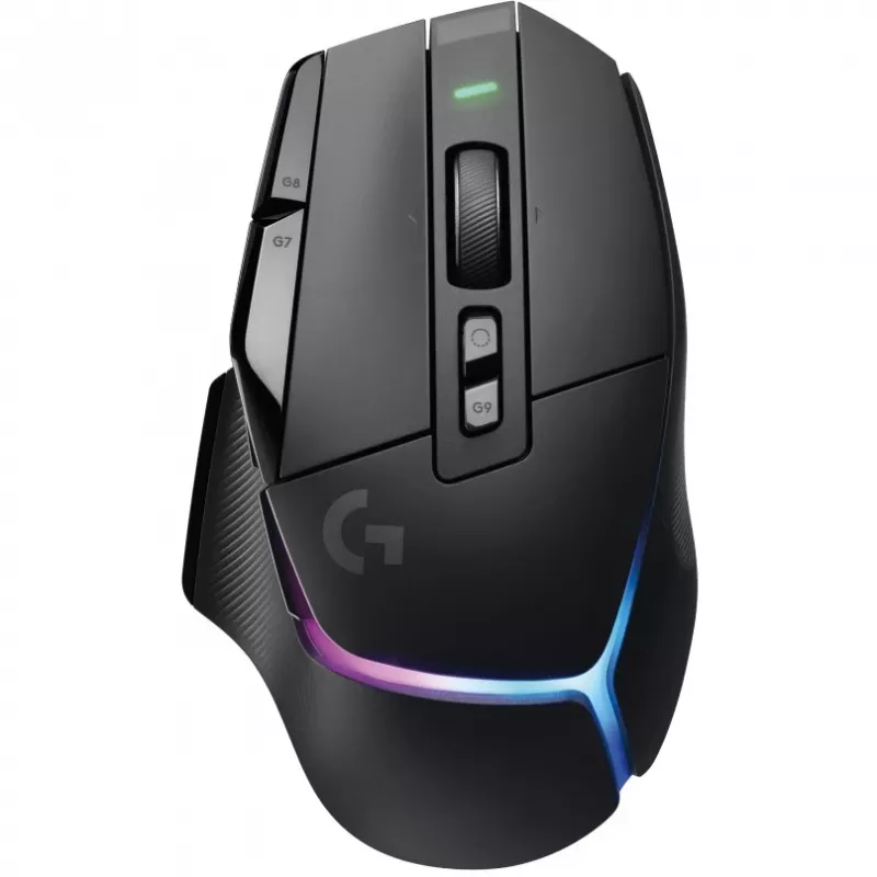 Logitech G G502 X PLUS - Ratón - óptico - 11 botones - inalámbrico - 2.4 GHz - receptor USB Logitech LIGHTSPEED - Negro