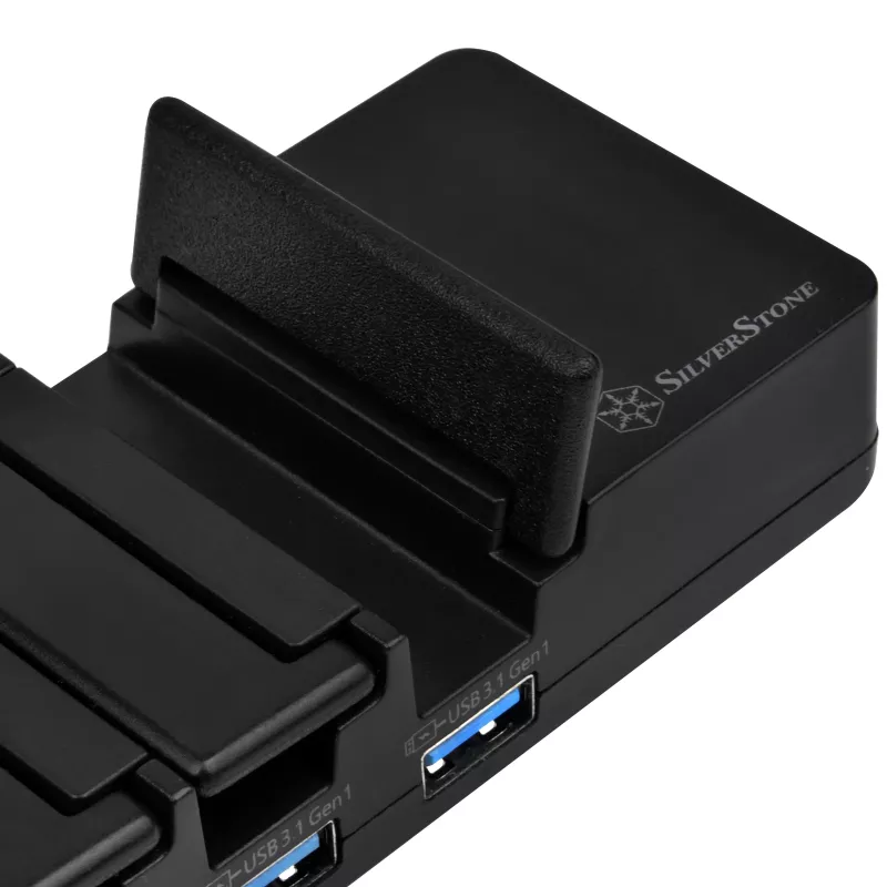 Hub USB 3.1 Gen 1 de sobremesa SILVERSTONE SST-UC03B-PRO – 7 puertos USB