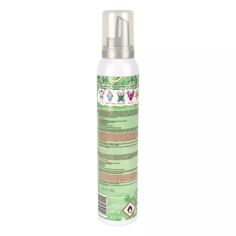 Juguete espuma de baño Tuban TUBI FOAM verde 200 ml para niños y niñas