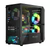 Carcasa de ordenador Logic Concept Portos Mini ARGB Micro ATX Negra