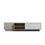 Mueble de TV Cama SIGMA1 180 roble Sonoma/blanco brillante