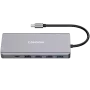 Canyon USB-13-in1 HUB USB-C 2xHDMI4xUSB2xUSB-CRJ45VGA, versión retail