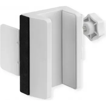 VALUE 19.99.3233 Abrazadera de mesa para regleta, Blanco