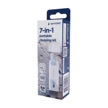 Gembird Kit de limpieza universal portátil 7 en 1 - blanco