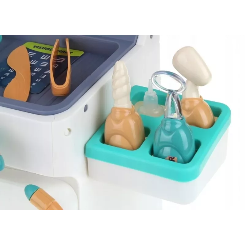 Extralink Toys set de juego interactivo de médico, carrito médico grande de juguete