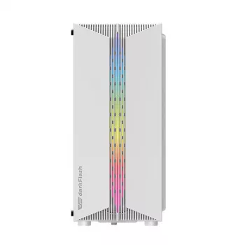 Carcasa de PC darkFlash DK151 Midi Tower blanca