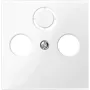 Placa de pared / tapa de interruptor Merten 296719, termoplástico blanco, marco simple, 1 ud.