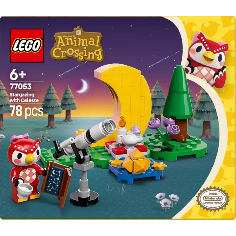 LEGO Animal Crossing Observación de estrellas con Eufemia Set 77053