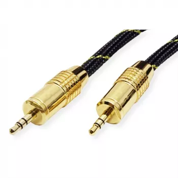ROLINE GOLD cable de conexión de audio 3,5 mm conector macho / conector macho 5,0 m (11.09.4285)