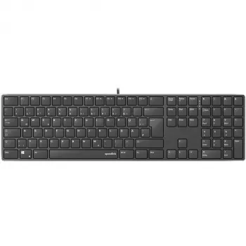 Teclado SPEEDLINK SL-640010-BK USB alemán negro tamaño completo 110 teclas