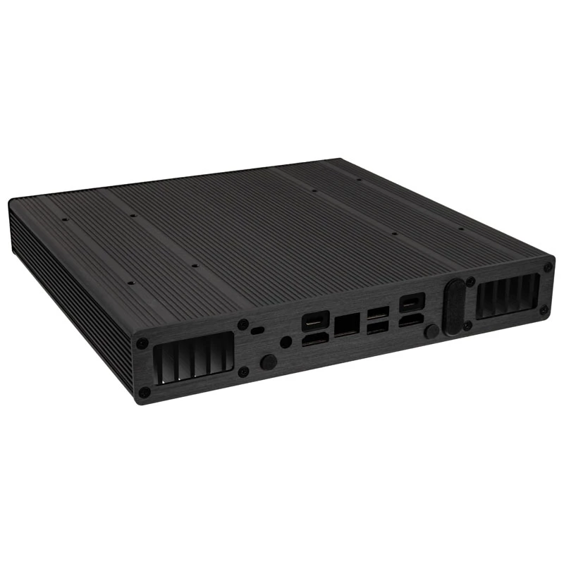 Carcasa de ordenador Akasa Plato WS carcasa UCFF, OEM, negra