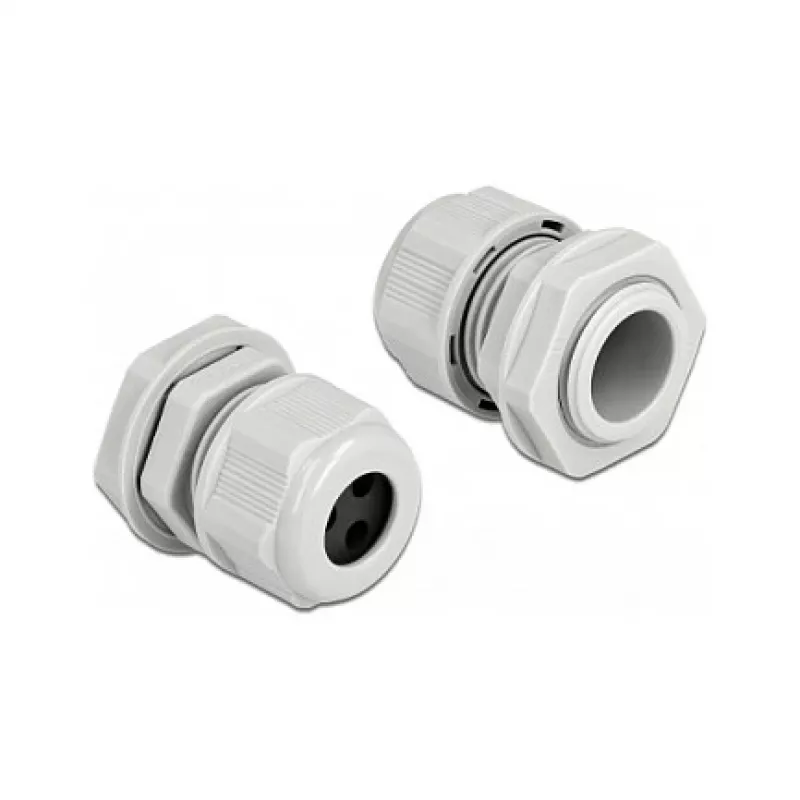 Prensaestopas DeLOCK 60376 gris plástico 2 uds.