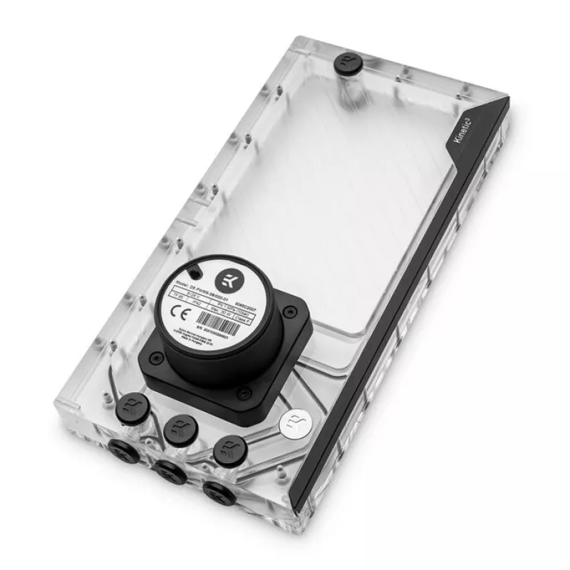 EK Water Blocks EK-Quantum Kinetic3 FLT D5 PWM combinación de depósito y bomba - 280mm, D-RGB, acrílico
