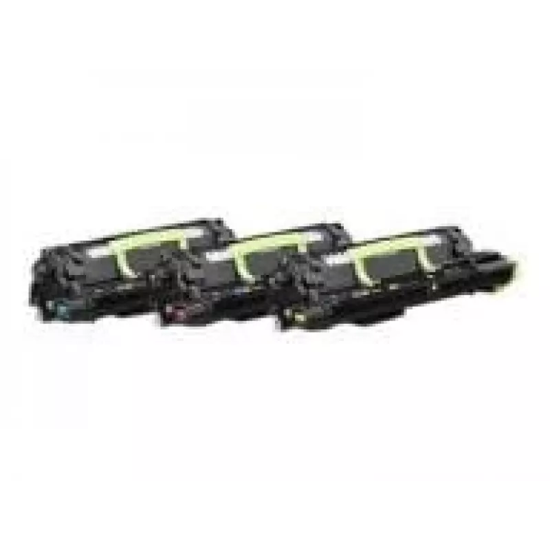 Lexmark - Pack de 3 - Amarillo, cian, magenta - Original - Cartucho de tóner LCCP - para Lexmark CS820, CX820, CX825, CX860 (72K0D50)