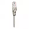Cable de red Intellinet, Cat6, 2 m, gris, CCA, U/UTP, PVC, RJ45, contactos dorados, protección antienganches, funda antiacodaduras, garantía de por vida