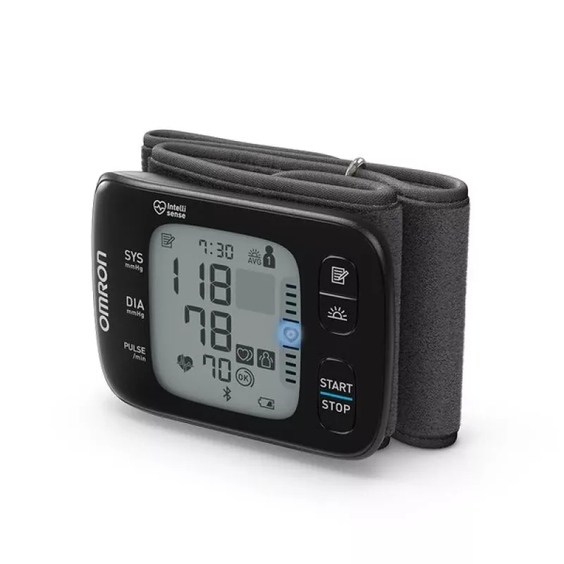 Omron RS7 Intelli IT Monitor de presión arterial de muñeca automático 2 usuarios
