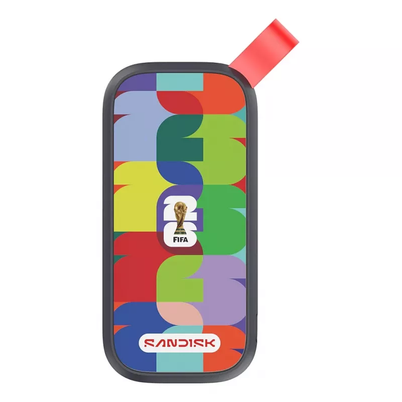 SanDisk - FIFA World Cup 2026 Edition - SSD - 1 TB - externo (portátil) - USB 3.2 Gen 2 (conector USB-C) (SDSSDE30F-1T00-G25)