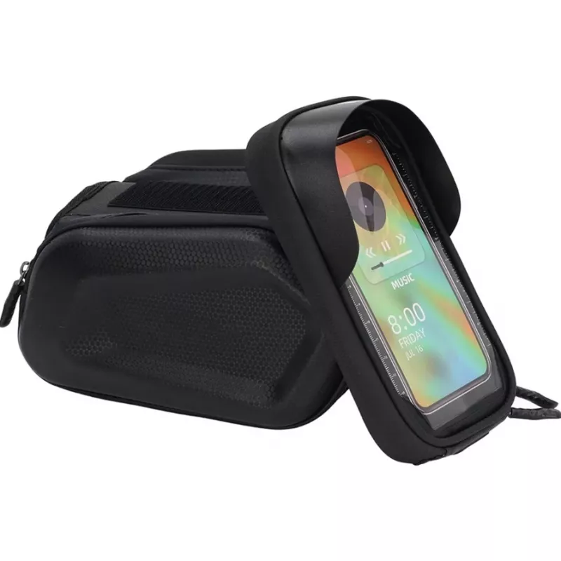 Bolsa de bicicleta Extralink, bolsa de cuadro impermeable con funda para móvil