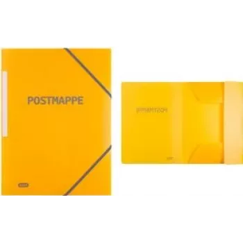 Carpeta de documentos Elba carpeta de correo DIN A4 transparente amarillo con gomas