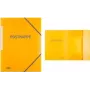 Carpeta de documentos Elba carpeta de correo DIN A4 transparente amarillo con gomas