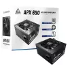 Montech APX650 fuente de alimentación 650 W 20+4 pin ATX ATX negro