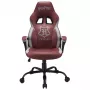 Silla de oficina Subsonic SA5642-H1 asiento acolchado respaldo acolchado marrón blanco