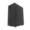 Carcasa de ordenador Darkflash DK151 LED (negra) + 3 ventiladores RGB