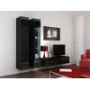 Vitrina Cama VIGO '180' 180/40/30 negro/negro brillo