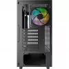 Semitorre Montech XR, cristal templado – negro