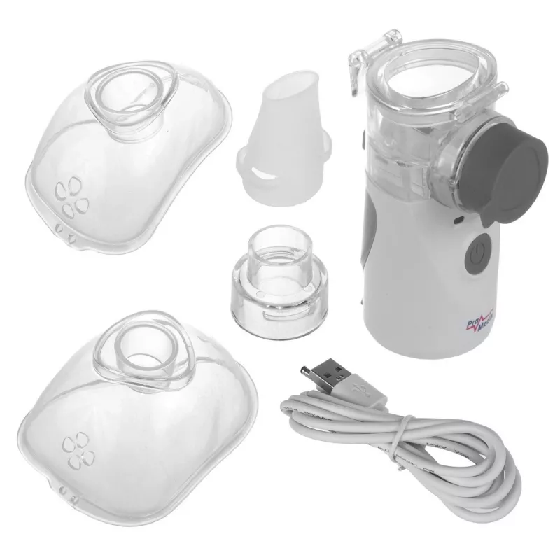 Nebulizador Mesh portátil ProMedix PR-835 nebulizador USB, nebulizador portátil a batería